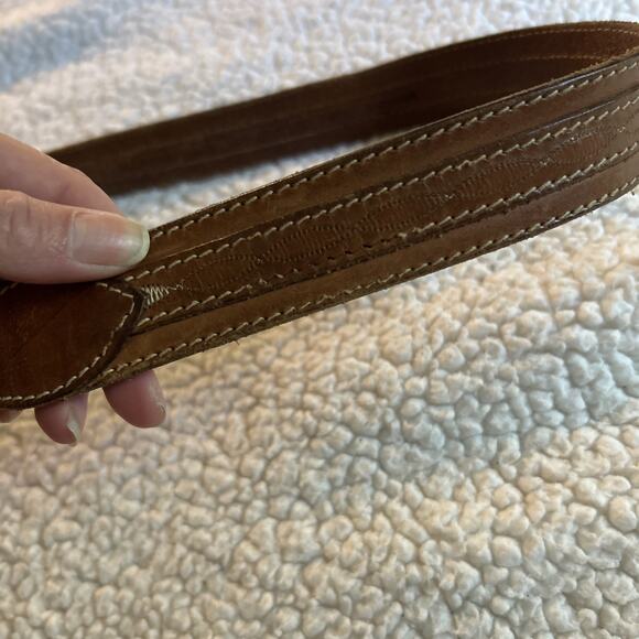 Banana Republic Men’s Full Grain Solid Leather Belt Brown Size 34 - Picture 3 of 14